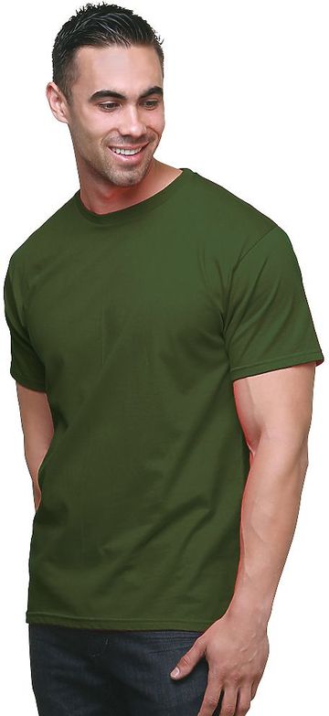 Bayside USA Made Adult Unisex 4.2-ounce., 100% Ring Spun Cotton Fine Jersey Short Sleeve T-Shirt